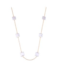 European And American Cross-border Jewelry Geometric Multi-layer Trendy Pearl Necklace Women