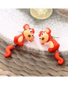 New Animal Soft Clay Earrings