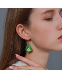 Funny Earrings Fashion Cartoon Acrylic Color Flame Flame Earrings Personality Fun Earrings
