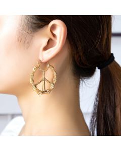 New Exaggerated Retro Geometric Circle Earrings Women