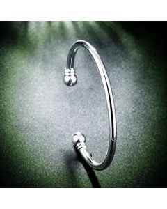 Open-ended Bracelet Silver Accessories