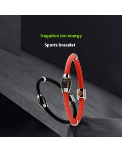Anion Energy Silicone Bracelet Magnetic Snap Men And Women