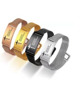 Mesh Bracelet Magnet Titanium Steel