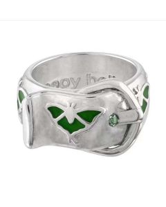 Butterfly Pattern Personalized Fashion Copper Plated Real Gold Waist Chain Ring