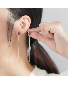 Women's Tassel Style Sterling Silver Earrings