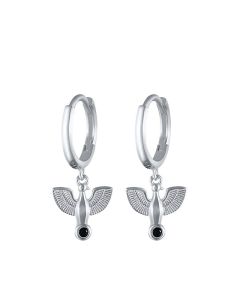 S925 Sterling Silver Creative Peace Dove Earrings