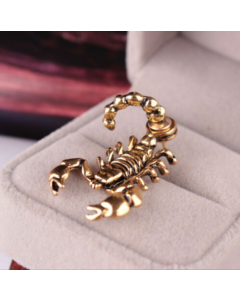 Three-dimensional Animal Scorpion Piercing Earrings