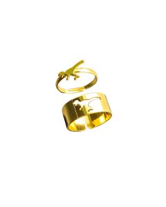 Dinosaur Ring Animal 2 Piece Set Ring Jewelry