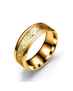 Dragon Ring With Dragon Pieces Stainless Steel Ring