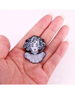 Fashion 4 Eyes Girl Brooch Accessories