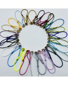 Peripheral Three-color Circle Woven Lucky Carrying Strap