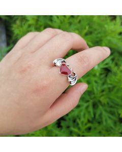 European And American New Retro Love Ring Simple