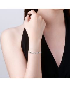 Fashion Elegant Diamond S925 Silver Hand Jewelry