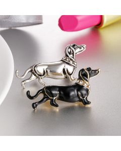 Diamond Paint Personality Puppy Brooch