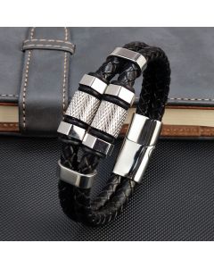 New Pineapple Pattern Hexagonal Stainless Steel Bracelet