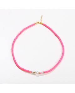 Clavicle Chain Irregular Soft Clay Necklace Female Accessories