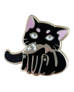 Cute Cartoon Black Cat Brooch