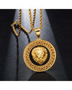 Lion head pendant