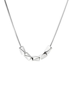 Necklace Female S925 Sterling Silver Transfer Beads Clavicle Chain