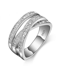 Geometric ladies ring