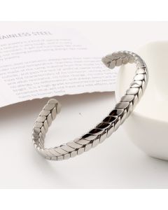 Stainless Steel Wheat Stylish Good Texture Summer Titanium Steel Bracelet