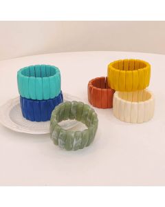Resin Acrylic Women's Handmade Beaded Bracelet