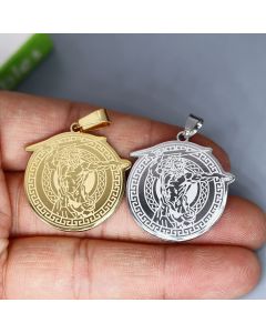 Stainless Steel Zeus Greek Mythology Pendant DIY Ornament Accessories