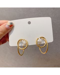 Coiled Circle Earrings Earrings