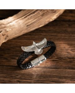Fashion Pu Leather Bracelet Men's Tide Retro