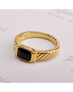 Exquisite Korean Style Black Diamond Ring Index Finger Ring