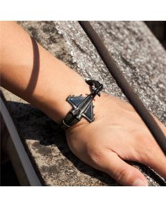 European And American Fashion Flying Machine Bracelet Fashion Men's Polyester 550 Parachute Cord Bracelet