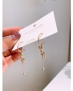 Temperament Long And Thin Rabbit Tassel Earrings Female Earrings