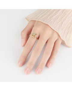 Sterling Silver Anxiety Spinning Ring Opening