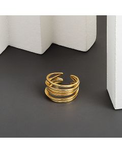 Japan And South Korea Multilayer Irregular Thin Ring  Index Finger Ring