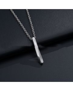 Hip Hop Spiral Twisted Long Pendant