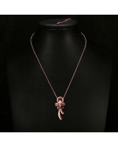 Fashion Mona Lisa Color Inlaid AAA Zircon Ladies Clavicle Necklace