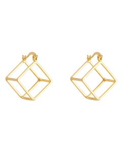 European And American Geometric Metal Earrings Women New