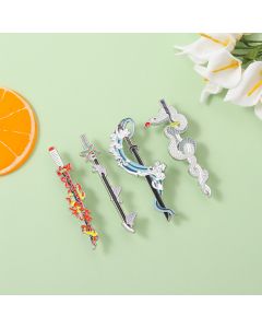 Weapon Clothing Accessories Solid Color Brooch