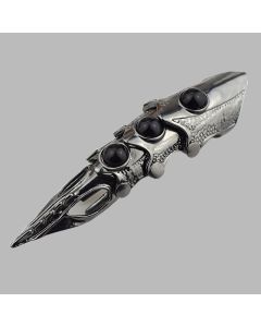 Punk Rock Hip Hop Skull Finger Long Ring