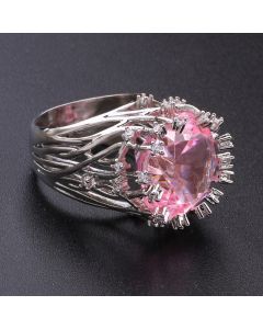 Women's New Inlaid  Crystal Ring