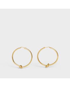 Knotted exaggerated earrings