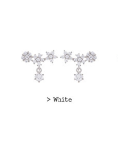Diamond stud earrings
