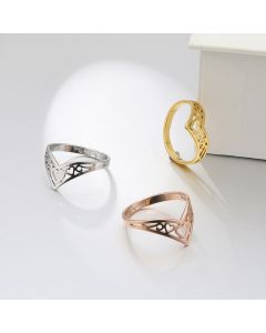 Titanium Steel Ring Love Heart Series Couple Girl Business Style Ring