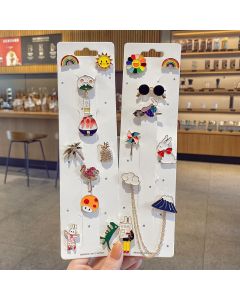 Brooch Women's Cute Small Badge Cartoon Pin