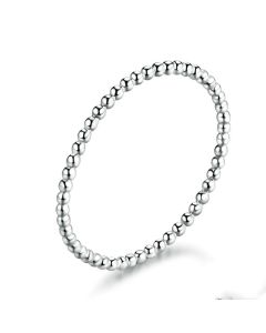 Korean Fashion Simple Stackable Sterling Silver Ring