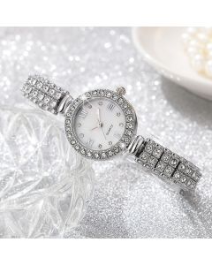 Ladies Alloy Quartz Watch Accessory Set Combination