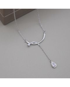 Sterling Silver Necklace Net Celebrity Light Luxury Niche Personality