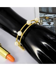 European And American Simple Pearl Opening Bracelet