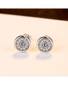 Fashion Korean Style Ladies Simple Earrings With 3A Zircon