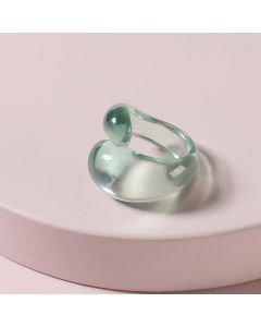Transparent Acrylic Resin Exaggerated Ring